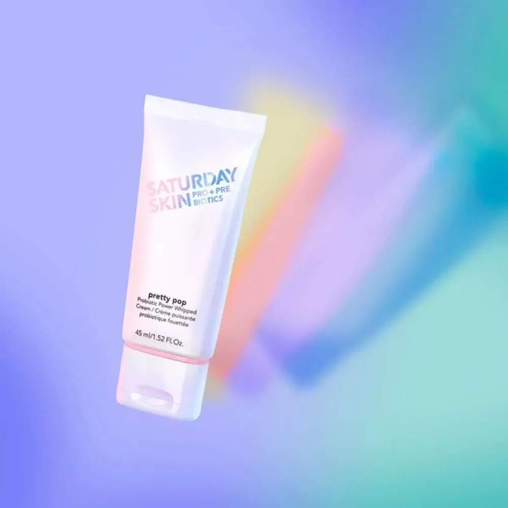 Saturday Skin pretty pop PROBIOTIC POWER WHIPPED CREAM 45ml/1.52 Fl. Oz. NIB